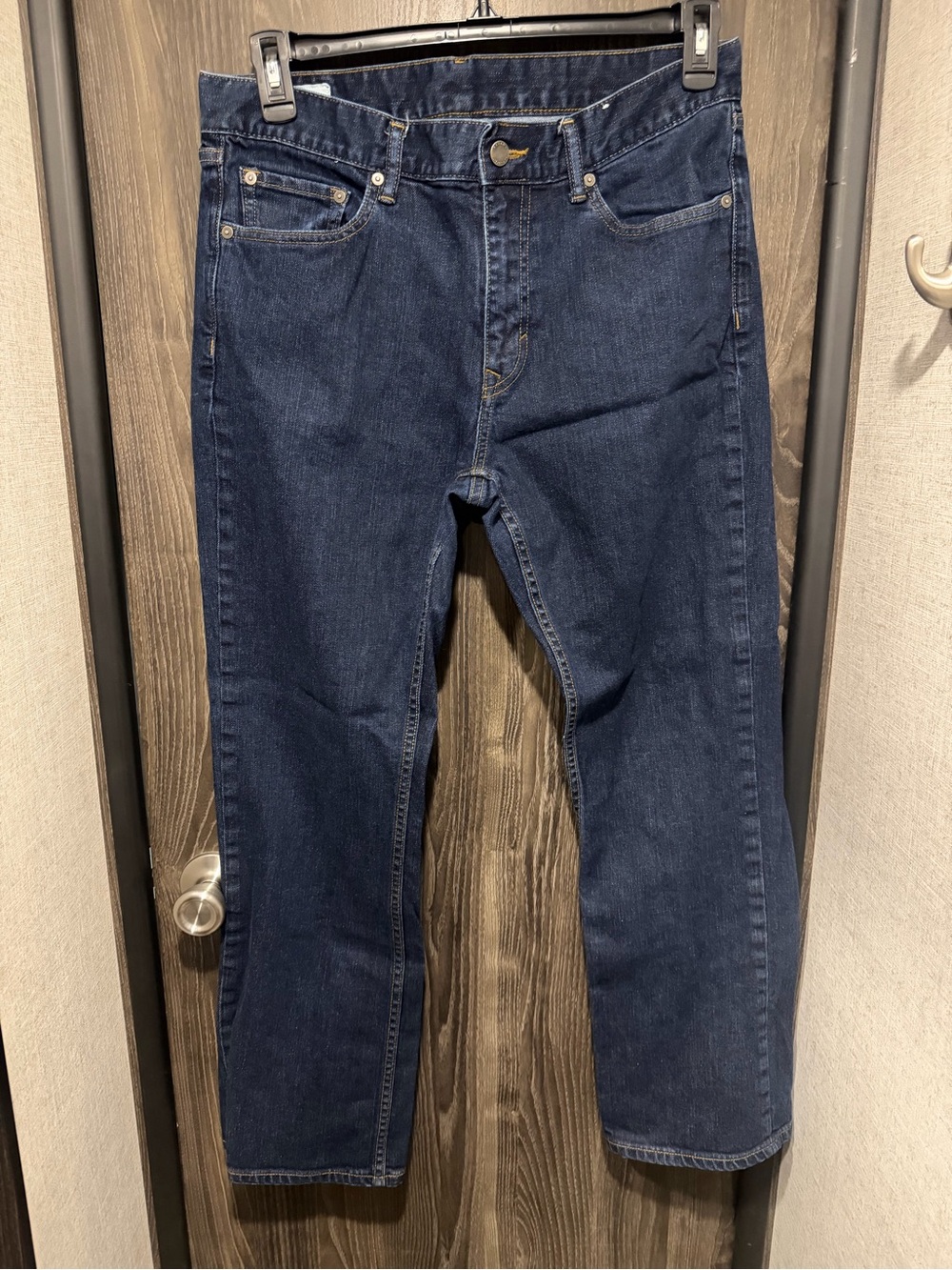 Banana Republic Bootcut Jeans Dark Wash 33W 30L Stretch Denim